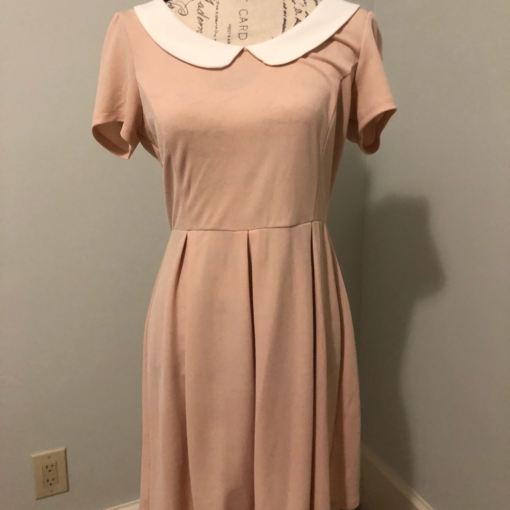Cute pink and white dress